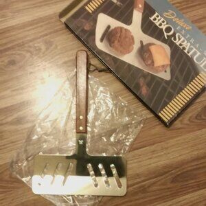 Barbeque Spatula Extra Wide In Box Stainless Steel 8 1/2" x 13 1/2" Long Hanger